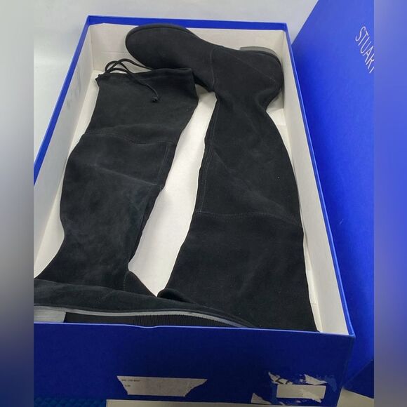 Stuart Weitzman Lowland Over-The-Knee Suede Boots size 7 - Picture 14 of 16